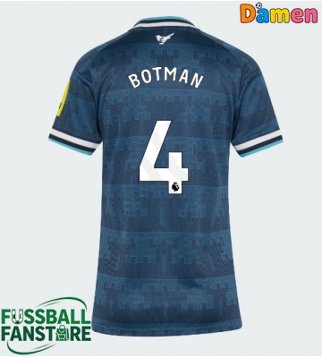Newcastle United Sven Botman #4 Replik Auswärtstrikot Damen 2026-27 Kurzarm